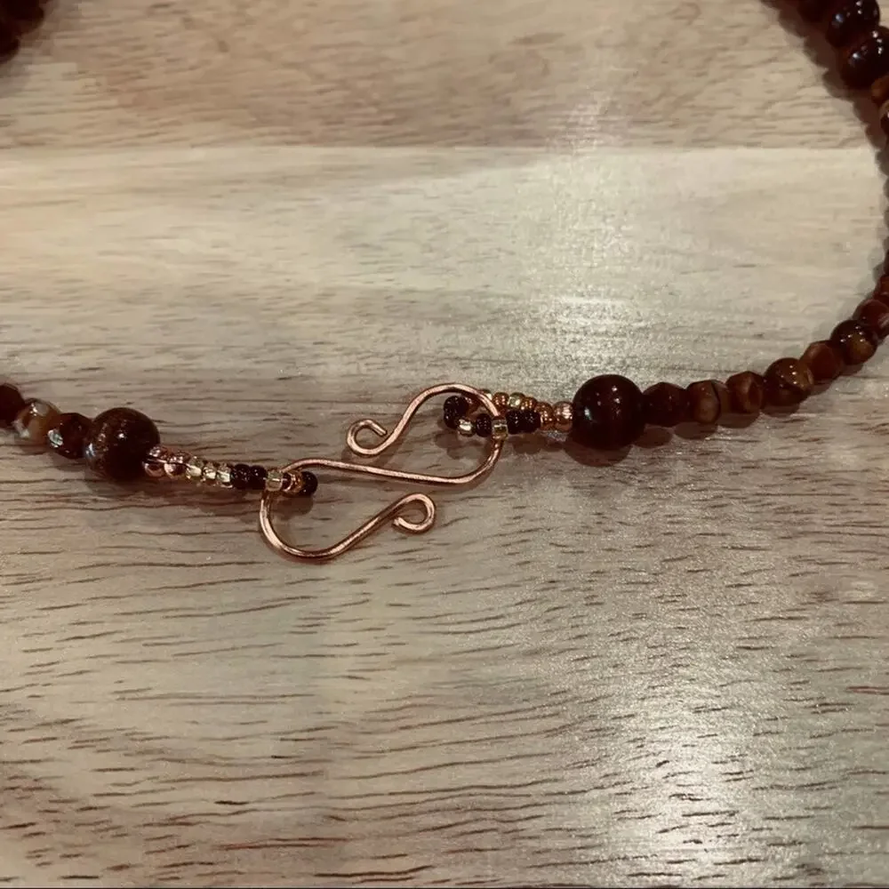 Wood beads. Crystals. Handmade‎ - Picture 2 of 2